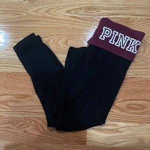 Victoria secret PINK black leggings